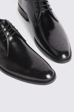 John White Romsey Black Brogues