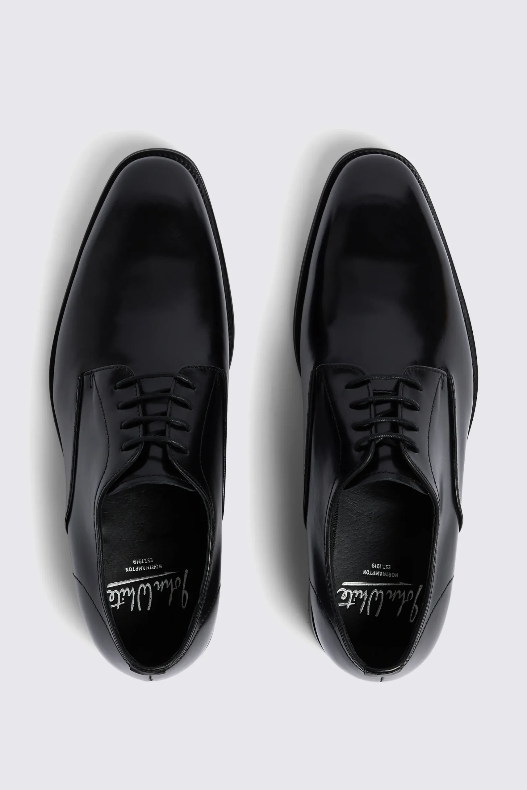 John White Wilms Black Derby Shoe