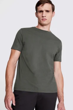 Khaki Crew-Neck T-Shirt