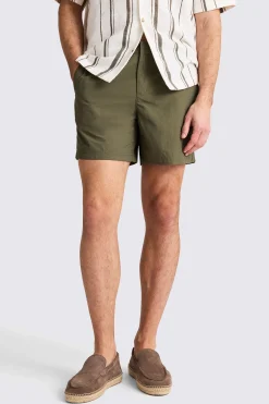 Khaki Smart Swim Shorts
