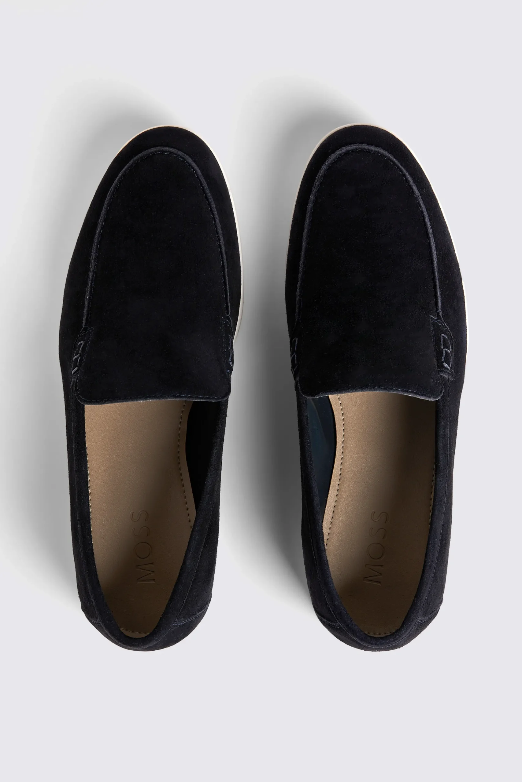 Lewisham Navy Suede Casual Loafers