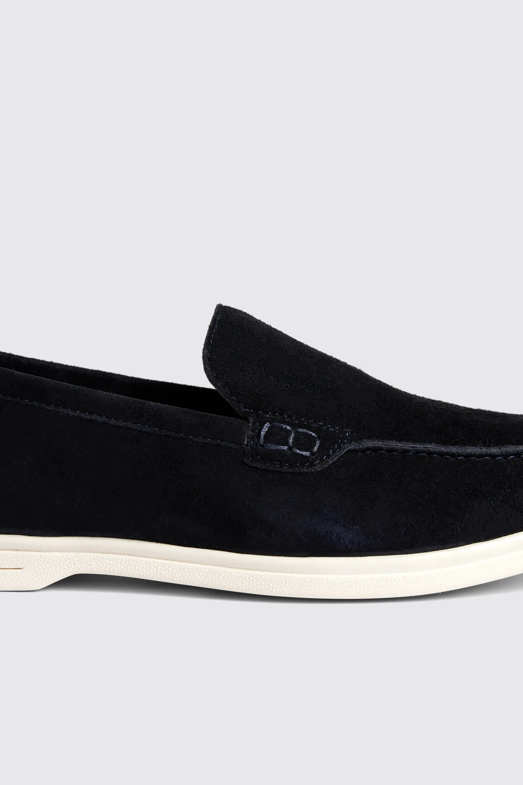 Lewisham Navy Suede Casual Loafers