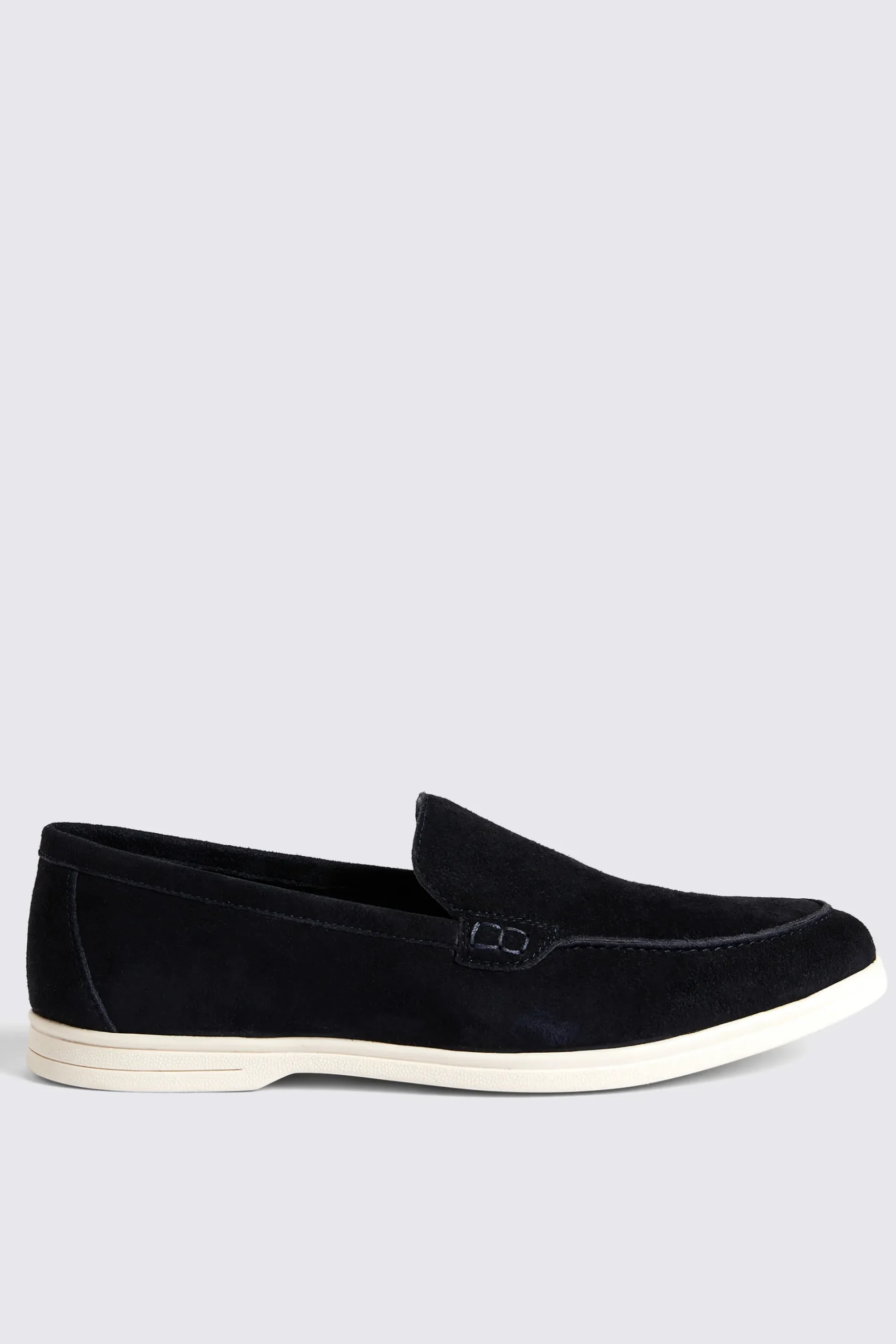 Lewisham Navy Suede Casual Loafers