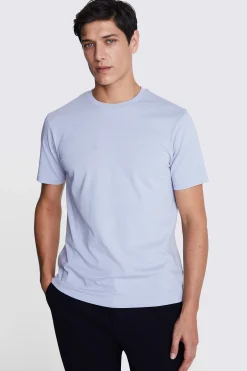 Light Blue Crew-Neck T-Shirt