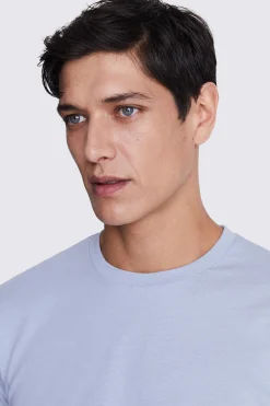 Light Blue Crew-Neck T-Shirt