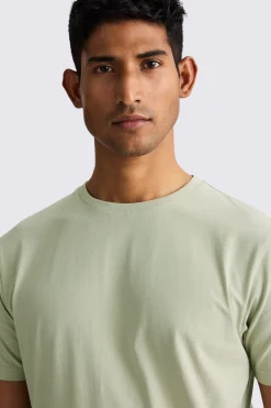 Light Sage Crew-Neck T-Shirt