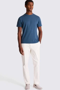 Mid Blue Crew-Neck T-Shirt