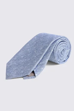 Mid Blue Polka Dot Tie