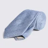 Mid Blue Textured Tie