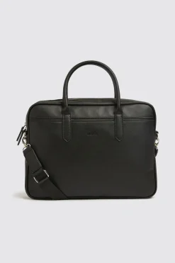 Moss Black Saffiano Attaché Bag