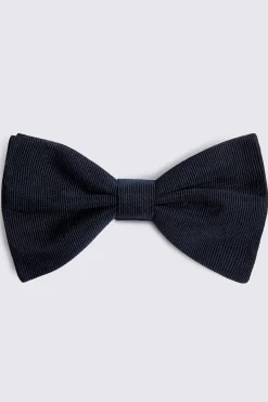 Navy Bottinelli Silk Grosgrain Bow Tie