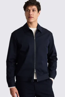 Navy Harrington Jacket
