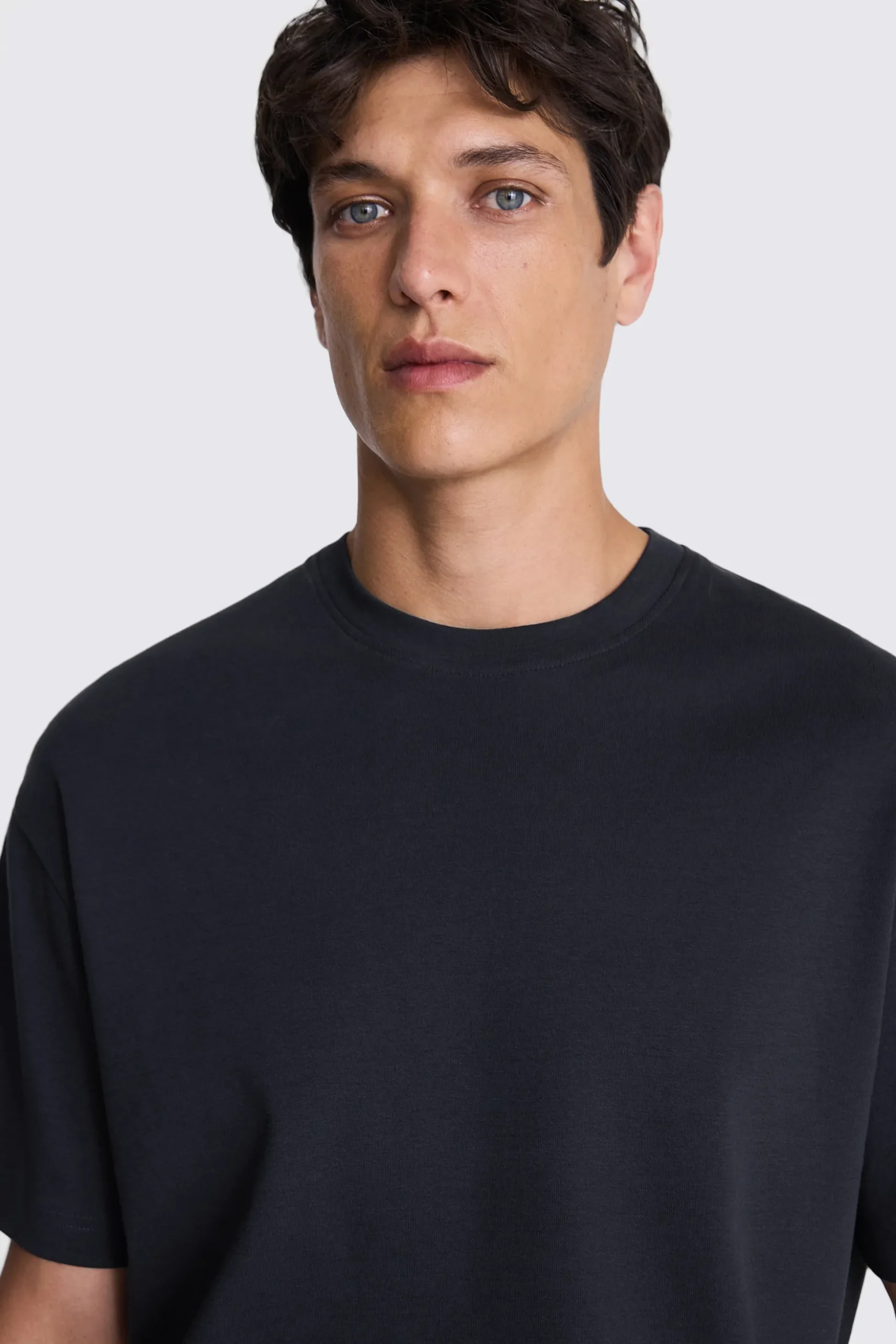 Navy Heavyweight Crew-Neck T-Shirt