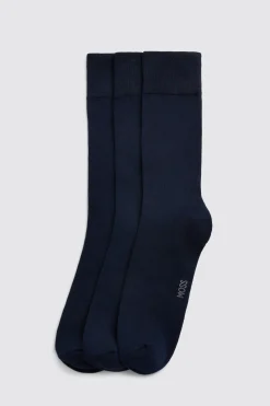 Navy 3-Pack Bamboo Socks
