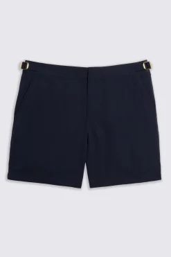 Navy Peached Smart Swim Shorts