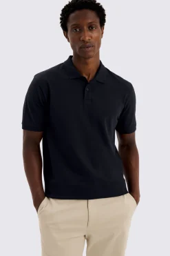 Navy Piqué Polo Shirt