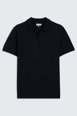 Navy Piqué Polo Shirt