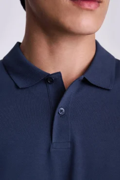 Navy Piqué Polo Shirt