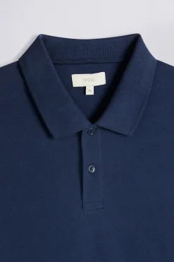 Navy Piqué Polo Shirt