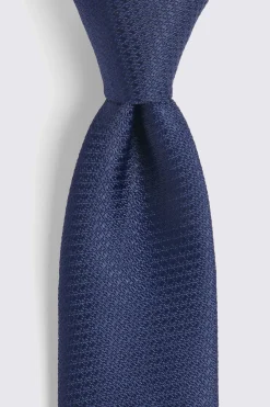 Navy Textured Tie