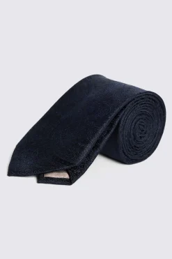 Navy Wedding Paisley Tie