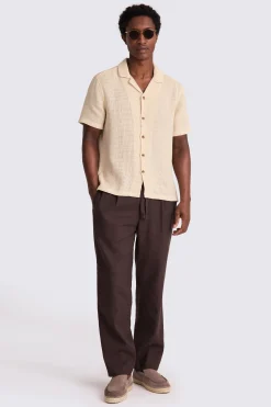 Neutral Open Knit Shirt