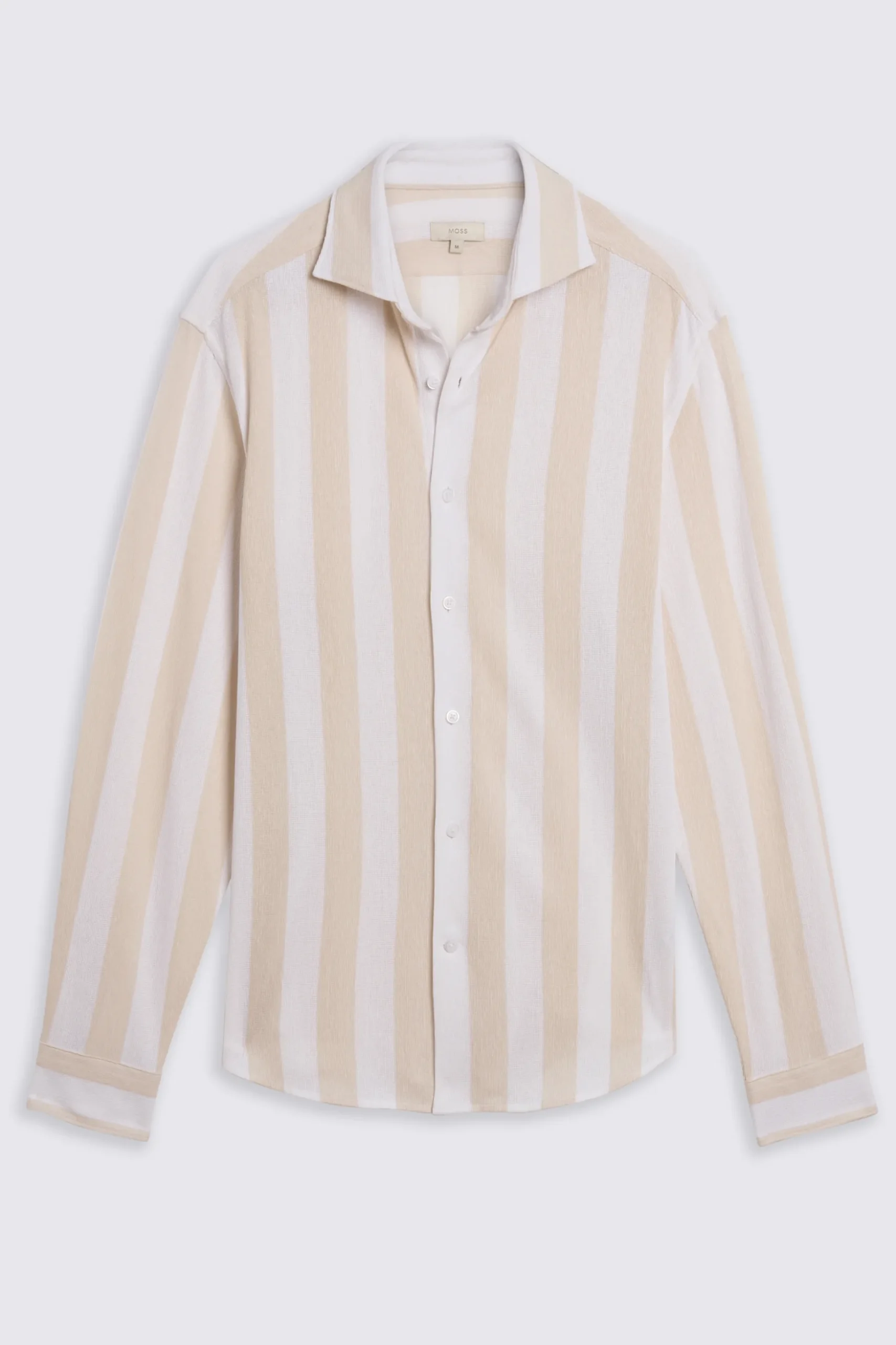 Neutral Pique Knit Shirt