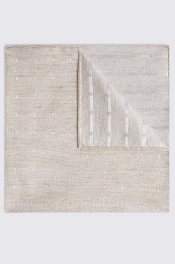 Neutral Polka Dot Pocket Square