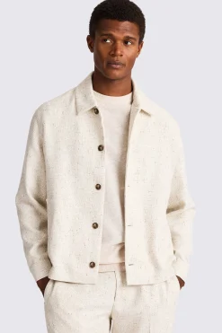 Neutral Texture Overshirt