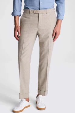 Oatmeal Flannel Trousers