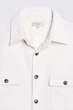 Off White Corduroy Overshirt
