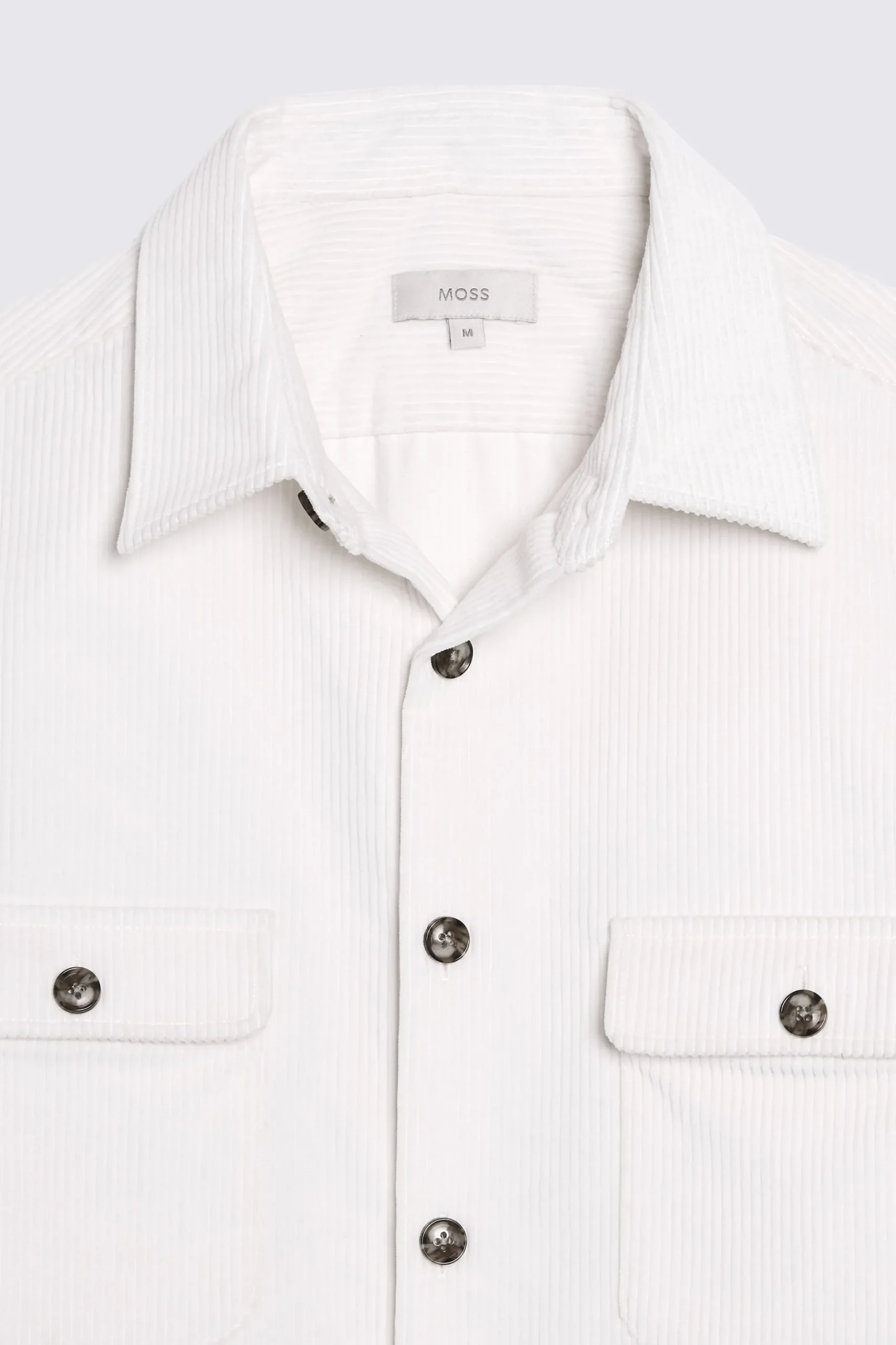 Off White Corduroy Overshirt