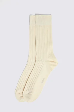Off-White Fine Ribbed Socks