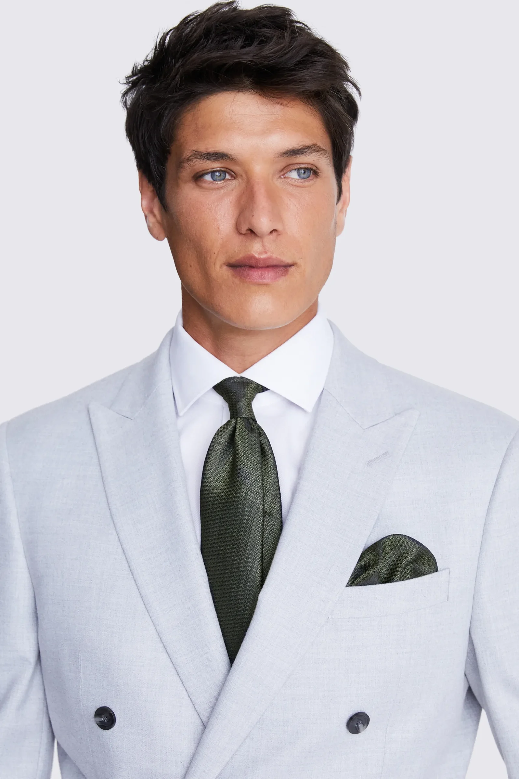 Olive Textured Pocket Square
