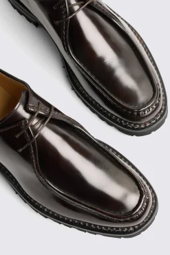 Oxblood Moc-Toe Shoe