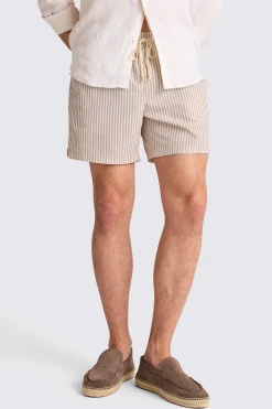Pink Stripe Swim Short