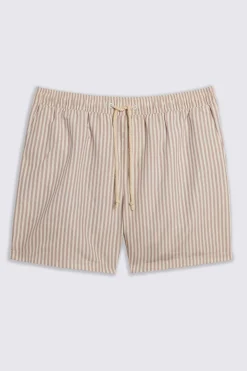Pink Stripe Swim Short