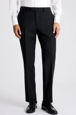 Regular Fit Black Dress Trousers