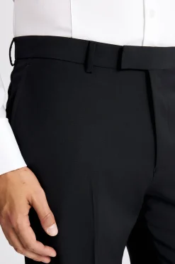 Regular Fit Black Dress Trousers
