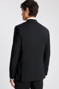 Regular Fit Black Notch Lapel Tuxedo Jacket