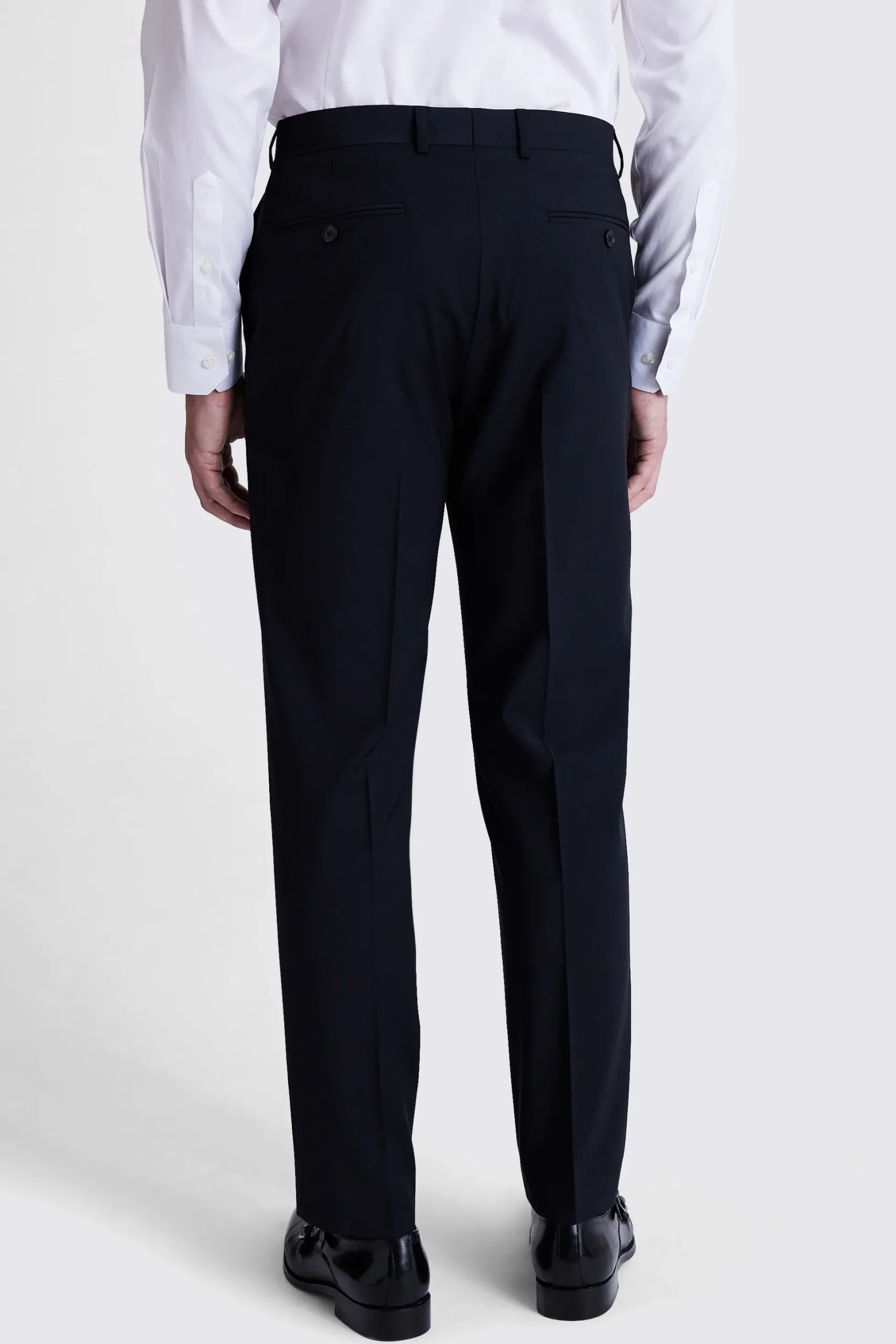 Regular Fit Black Performance Trousers