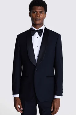 Regular Fit Black Shawl Lapel Tuxedo Jacket