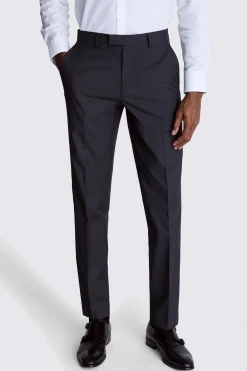 Regular Fit Charcoal Stretch Trouser
