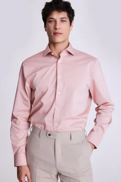 Regular Fit Dusty Pink Stretch Shirt