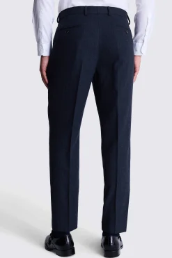 Regular Fit Ink Herringbone Trouser