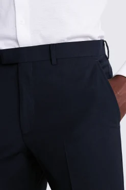 Regular Fit Navy Performance Trousers