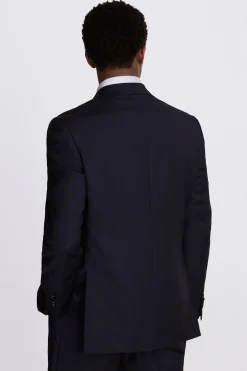 Regular Fit Navy Twill Suit