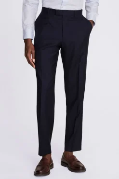 Regular Fit Navy Twill Suit