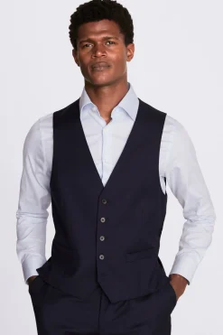 Regular Fit Navy Twill Suit