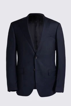 Regular Fit Navy Twill Suit